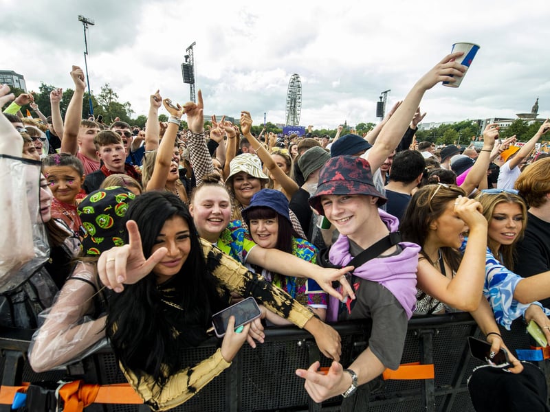 Up to 50,000 people a day are expected to attend the festival which is taking place at Glasgow Green