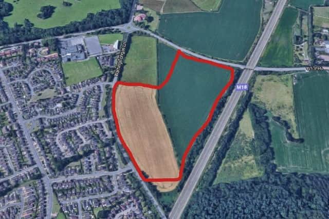 Plans have been submitted for 182 homes close Doncaster’s Yorkshire ...