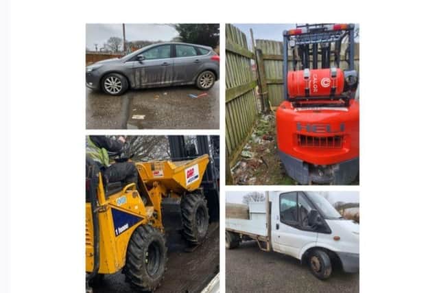 All of the vehicles were recovered by South Yorkshire Police.