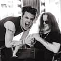 Ozzy Osbourne gifted custom cross by Yungblud in moving video.