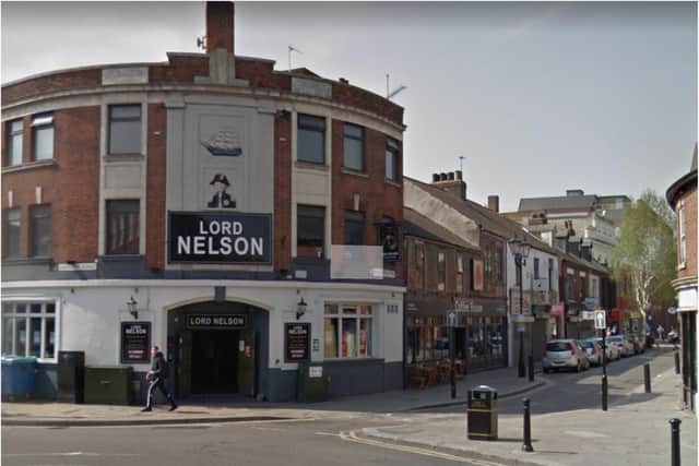 Police were called to the Lord Nelson pub in Doncaster town centre.