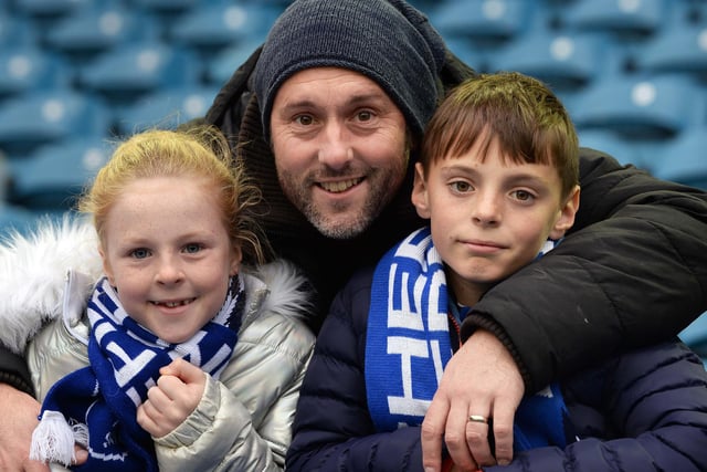 Owls supporters at Hillsborough for Wednesday's game against Norwich City in November 2018.