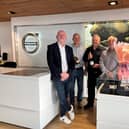 Mark Denton, Managing Director at Riverside Volvo Doncaster, Mick Savage, former Workshop Controller, Steve Starkie, Used Car Prep Manager and Gary Burns, Aftersales Manager