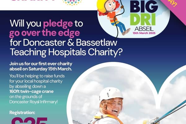 DBTH Charity Abseil poster