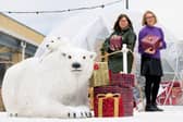 L-R: Cheryl Williams, director of Yorkshire Wildlife Park and Abby Chandler, deputy centre manager at Lakeside Village Outlet Shopping