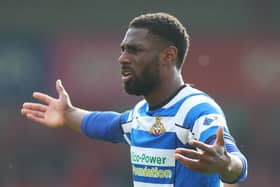 Despite starring for Rovers on loan last season, Hakeeb Adelakun remains without a club. (Photo by Nathan Stirk/Getty Images)