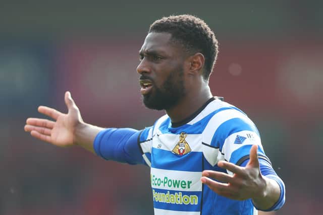Despite starring for Rovers on loan last season, Hakeeb Adelakun remains without a club. (Photo by Nathan Stirk/Getty Images)