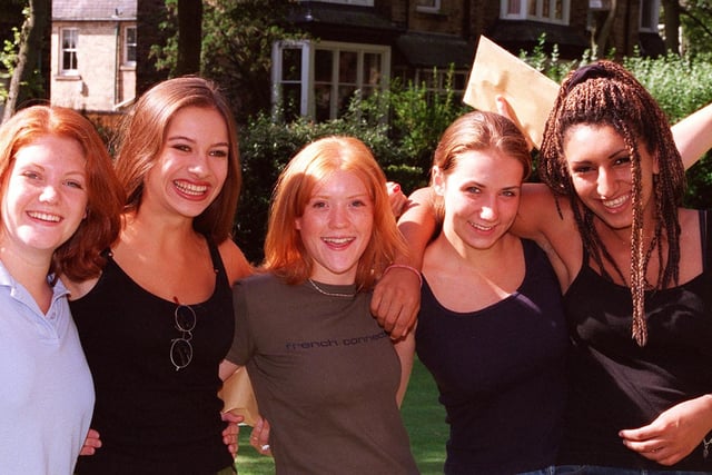 Beth Argent,  Zoe Wilson Smith, Angela Wilkinson, Leanne Pugsley and Zena Muhsin in 1997