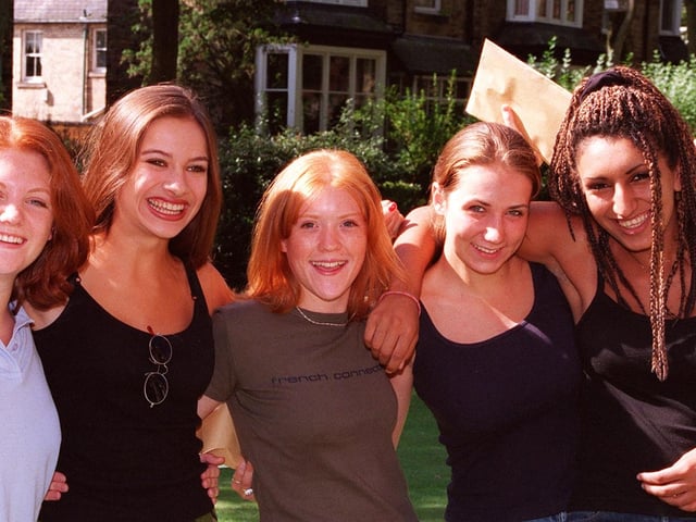 Beth Argent,  Zoe Wilson Smith, Angela Wilkinson, Leanne Pugsley and Zena Muhsin in 1997