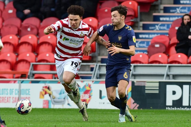 One of Doncaster's better performers in the first half. Looked more dangerous after switching to the right but faded after the break.