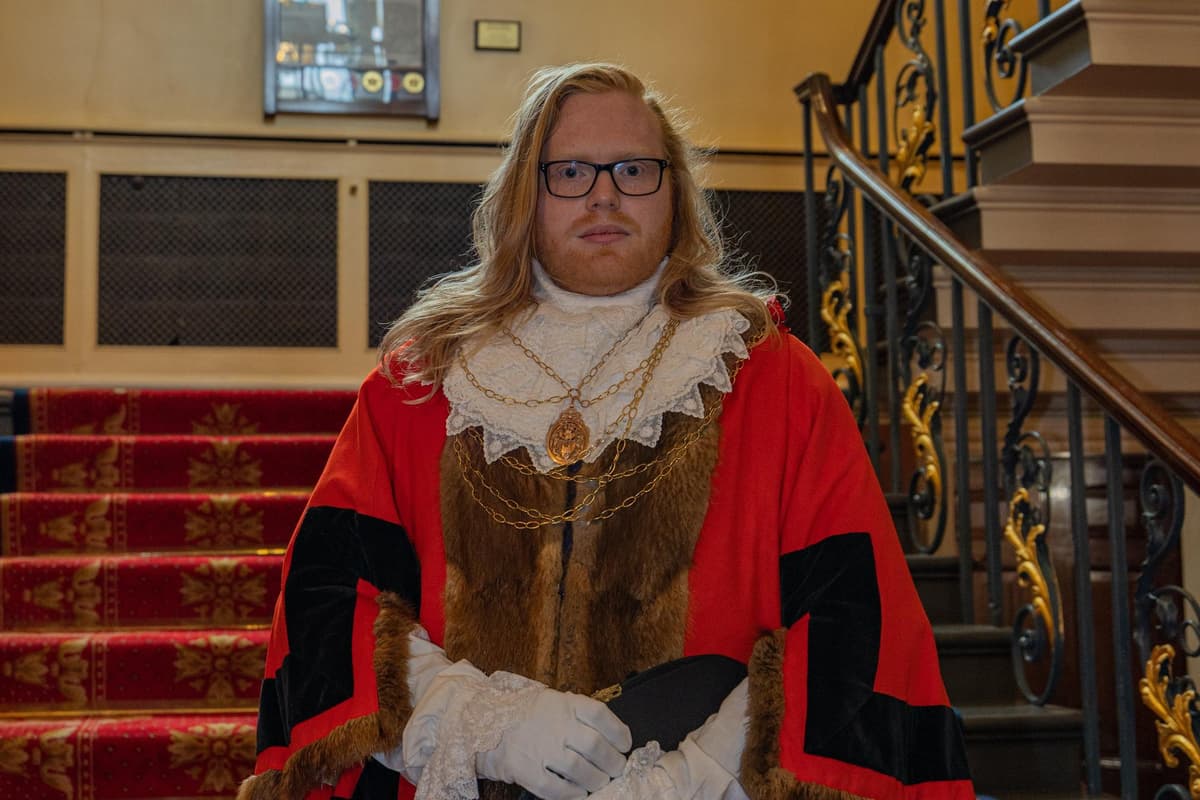 New Civic Mayor of Doncaster takes the chain of office and reveals the ...