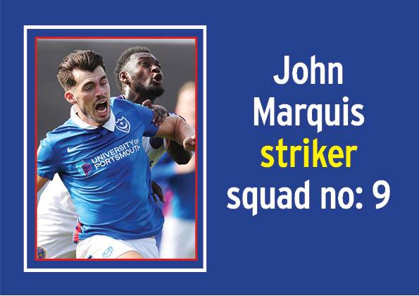 The striker's form has picked up in recent games, with five goals in his past four league outings. Marquis' average rating is down at the lower end of the scale following an indifferent start to the campaign. His first league goal only came against Gillingham - Pompey's seventh game of the League One season. (6.2 rating)