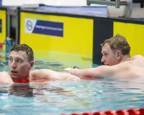 Brothers united: Max, left, and Joe Litchfield will compete in Tokyo. Picture: SWPix