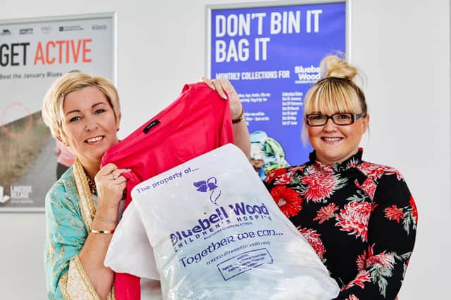 

Lakeside Village - Don't Bin It Bag It
Bluebell Wood

Lakeside's Di Rodgers and Lyndsey Parry,