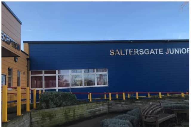 A burst water pipe flooded an wrecked classrooms at Doncaster's Saltersgate Junior School.