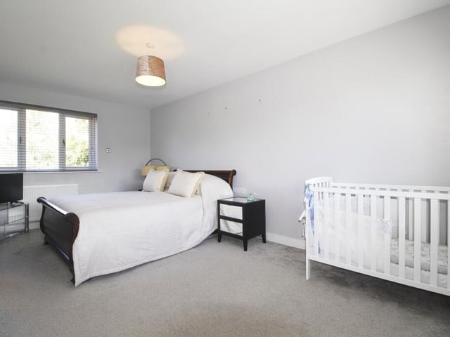 One of the sizeable double bedrooms.