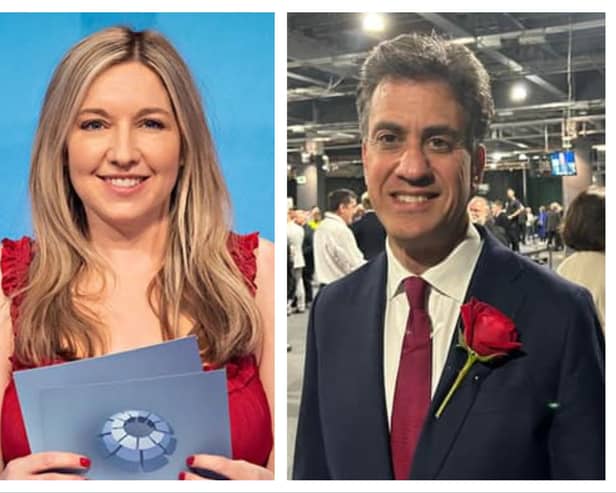 TV host Victoria Coren Mitchell has revealed she was once "set up" at a wedding with Ed Miliband but it didn't work out.