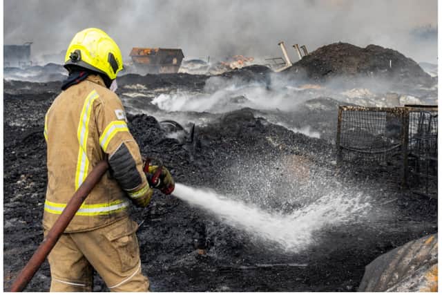 Crews have been tackling the blaze for nearly two weeks.