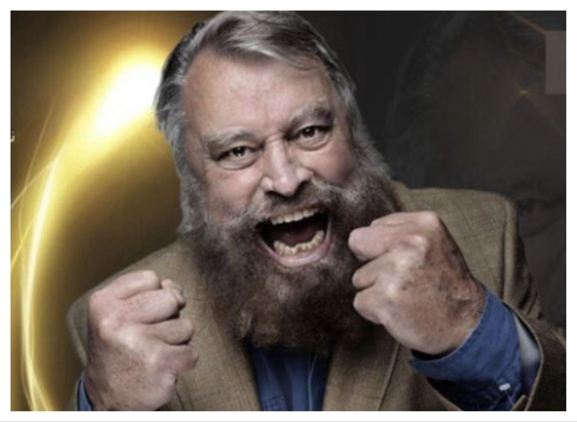 Heimkehrkonzert: Schauspieler Brian Blessed mit seiner kraftvollen Stimme ...