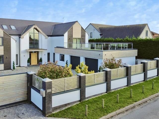 The front aspect of the high end home in Everton, Doncaster.