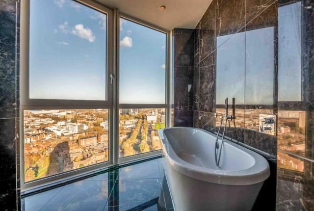 Both bedrooms are en-suite and the large open plan living area opens out onto the private balcony. It is listed by Morris Dibben - 023 9211 9735.
