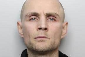 Pictured is Peter Codman, aged 38, of Longley Hall Rise, Sheffield, who has been sentenced to 27 months of custody after he admitted  two counts of possessing drugs with intent to supply them into HMP Lindholme, at Hatfield Woodhouse, Doncaster.