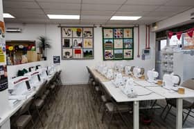 Sew Mindful Crafts workshop area