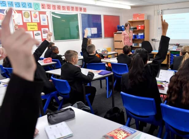 Pupils in the classroom . Picture: Anthony Devlin/Getty Images