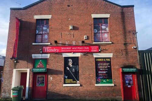 Stephen Hendry snooker and pool club, described as "Preston’s number one snooker club with up to 13,000 members", comes with a total of 28 tables, including two American pool tables, 13 UK pool tables, 12 full-size snooker tables and one professional table, set over two levels - £139,999.