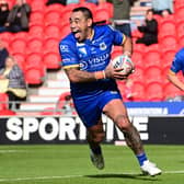 Mahne Founa scores against Dewsbury. Picture: AHPIX.com