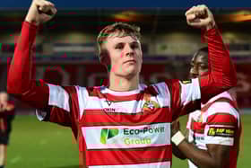 Picture Howard Roe/AHPIX LTD; Football, SkyBet; League Two; 
Doncaster Rovers v MK Dons ;
1/2/2025  3.00 pm; Eco-Power Stadium; 
Doncasters'  Rob Street