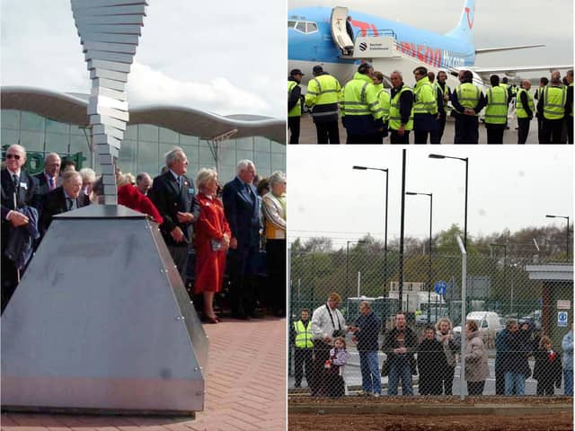 A look back at Doncaster Sheffield airport's first few years in operation.