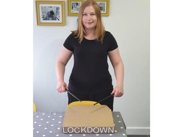 Rosie Matthews working hard through lockdown