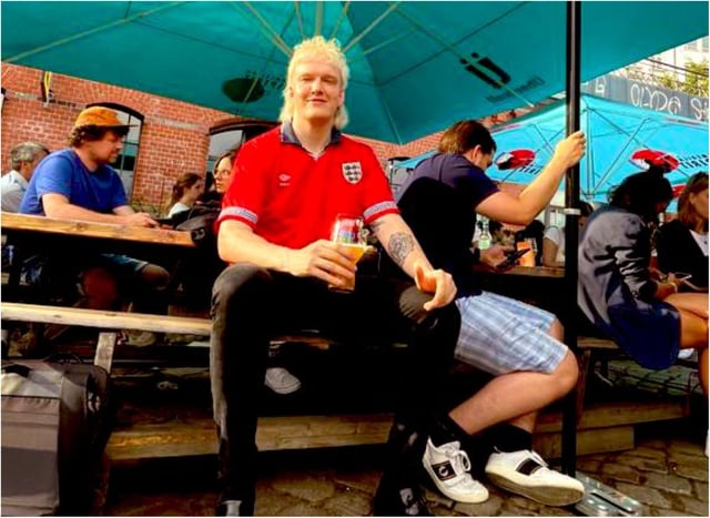 Joel Phillips will be flying the flag for England in Rome. (Photo: Joel Phillips/Twitter).