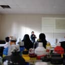 Rubbena Aurangzeb-Tariq's visit to Doncaster School for the Deaf