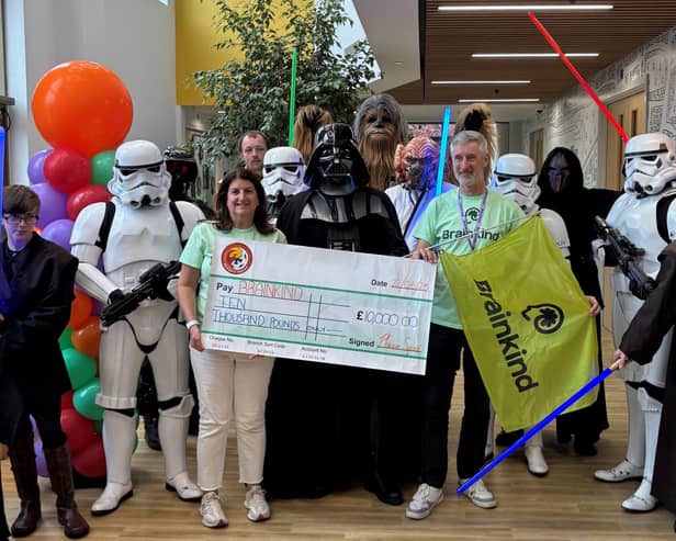 Yorkshire Star Wars fans raise £10,000 to support people with brain injuries.
