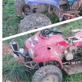 Police seize two quad bikes being used by youths causing anti social behaviour in Doncaster.