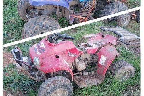 Police seize two quad bikes being used by youths causing anti social behaviour in Doncaster.