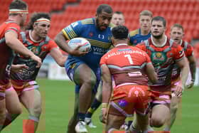 Action from Doncaster RLFC v Keighley. Photo: Rob Terrace