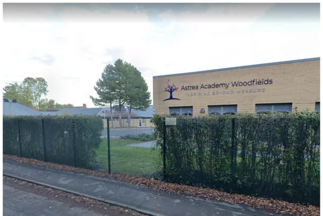 Astrea Academy Woodfields has been branded 'inadequate' by Ofsted.