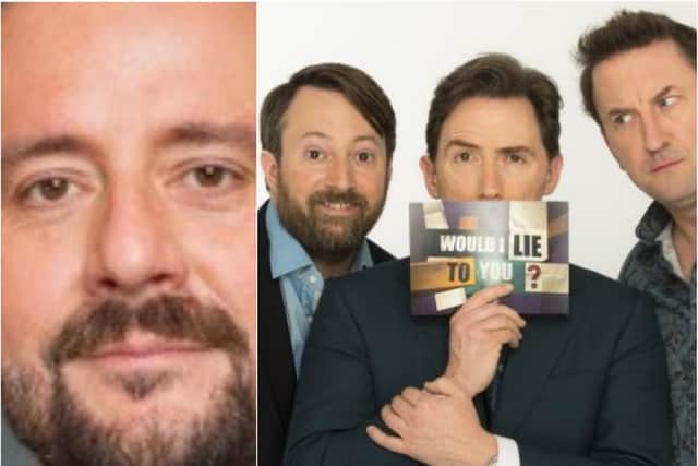 Funeral director John Pinder will appear on Would I Lie To You? with David Mitchell, Rob Brydon and Lee Mack. (Photo: W.E. Pinder and Sons/BBC).