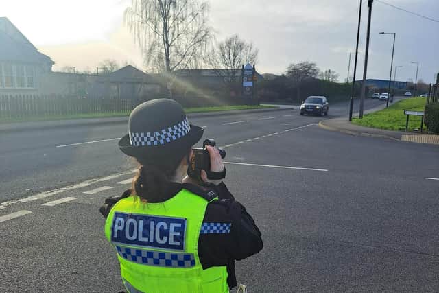 Police carried out a speeding clampdown in Mexborough.