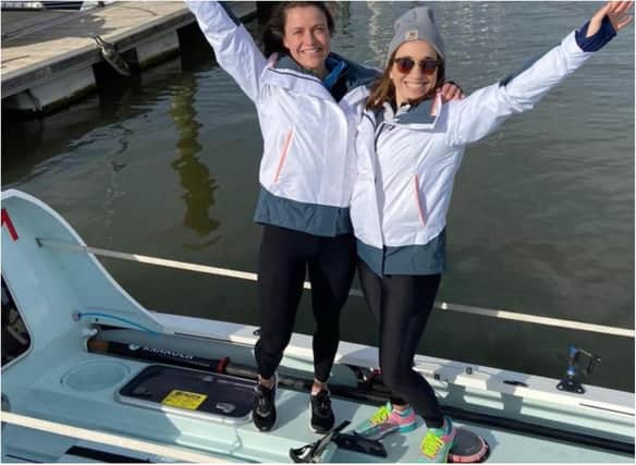 Charlotte and Jessica are to row across the Atlantic Ocean this winter.