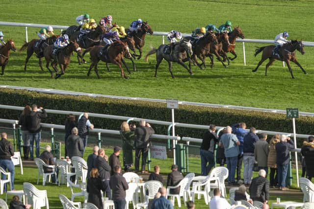 Doncaster races. (Photo by Alan Crowhurst/Getty Images)