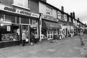 Doncaster's shops in the 1980s - Balby in 1989.
