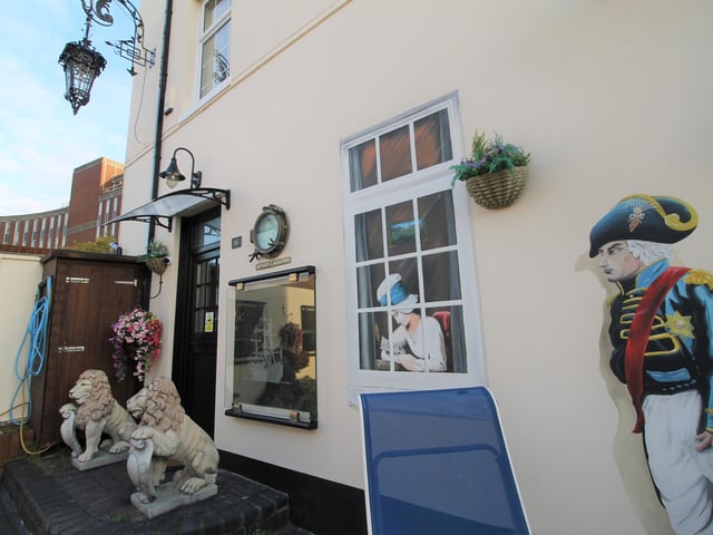 Dating from the 18th century, the town house has five bedrooms, three bathrooms and two reception rooms.