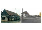 The historic timbe framed building in Stainforth has been demolished.