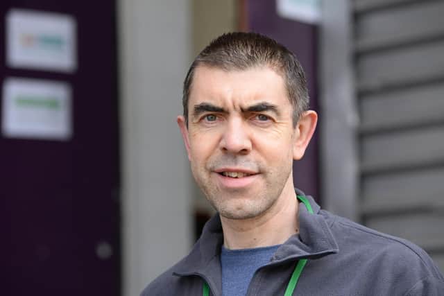 David Harrison, is currently volunteering at Food Aware, Hellaby. Picture: NDFP-16-02-21-Harrison Volunteer 5-NMSY