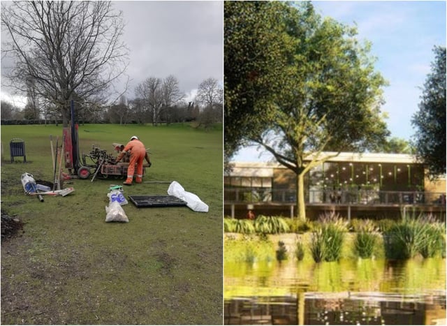 Work has started on plans to replace Sandall Park cafe.