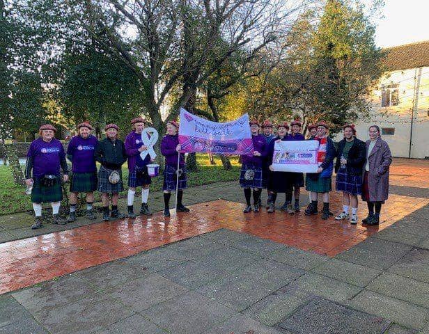 Doncaster charity Research ALKay +ve held a fundraising Kiltwalk in December.